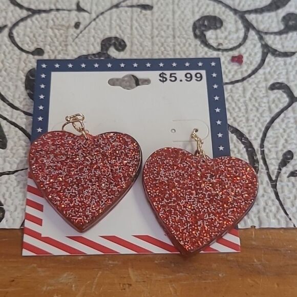 U,S. flag Earrings - Picture 3 of 3